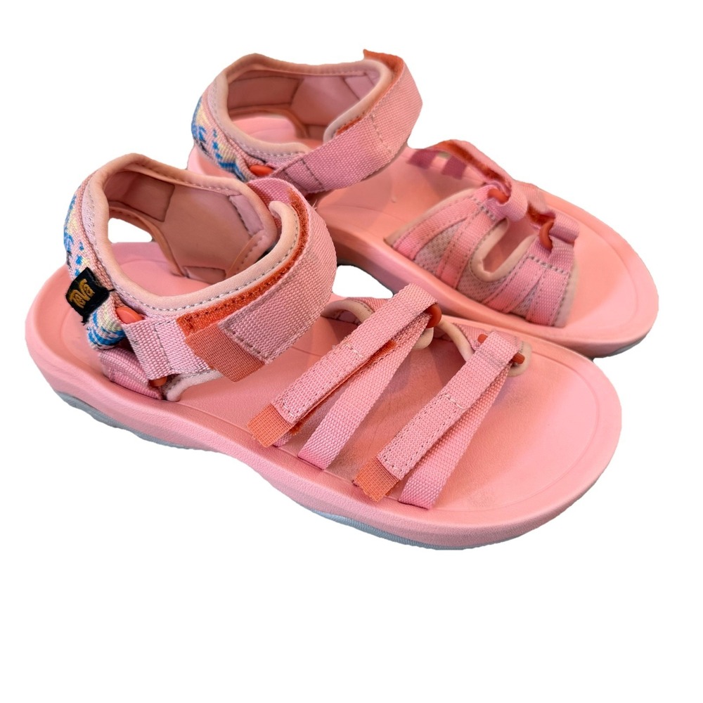 Teva Hurricane XLT2 ALP Apricot Blush Sports Sandals Girls Youth 13 Shoes - Picture 2 of 7